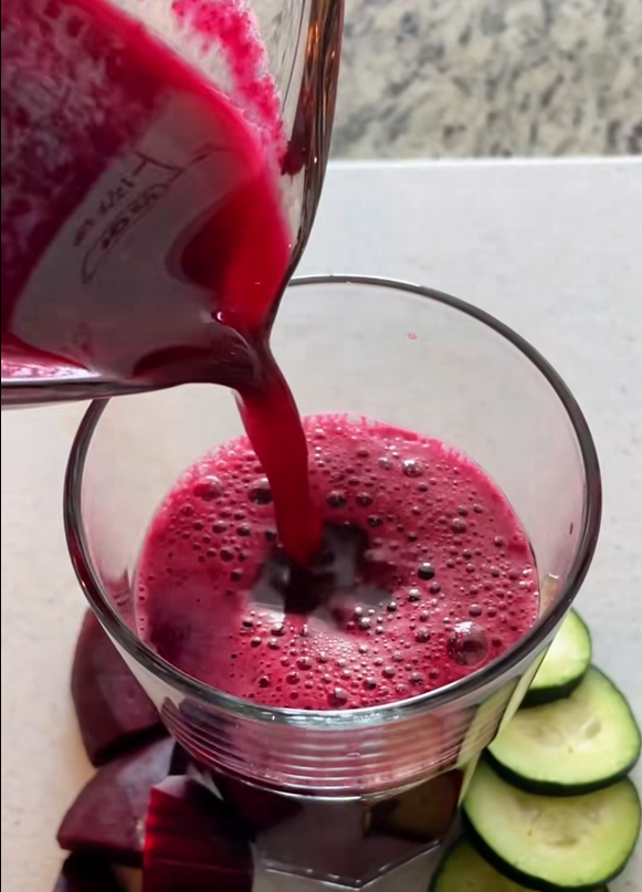 Jus Vitalisant à la Betterave, Carotte et Concombre